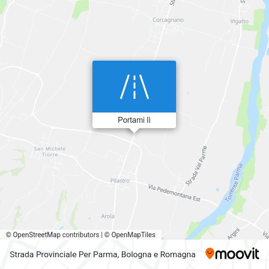 Mappa Strada Provinciale Per Parma