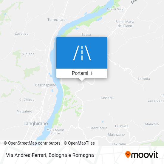 Mappa Via Andrea Ferrari
