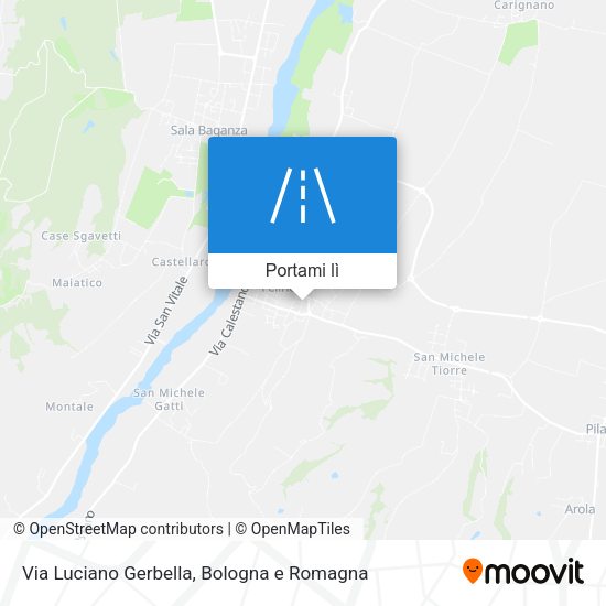 Mappa Via Luciano Gerbella