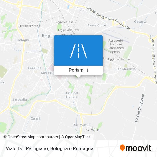 Mappa Viale Del Partigiano