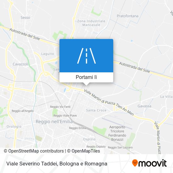 Mappa Viale Severino Taddei