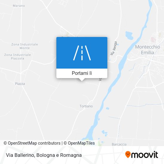 Mappa Via Ballerino