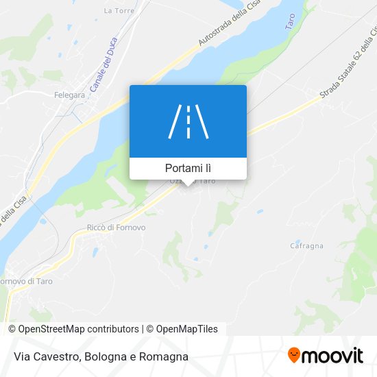 Mappa Via Cavestro