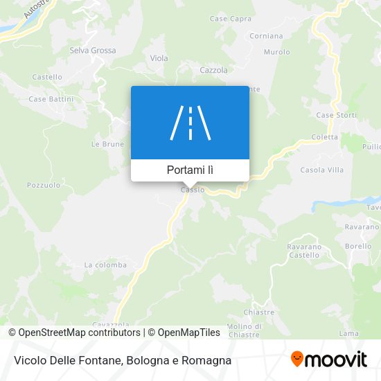 Mappa Vicolo Delle Fontane