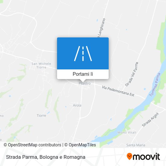 Mappa Strada Parma