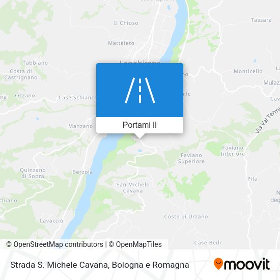 Mappa Strada S. Michele Cavana