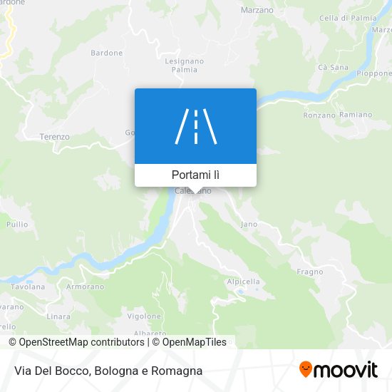 Mappa Via Del Bocco