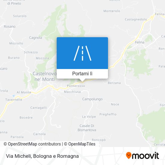 Mappa Via Micheli