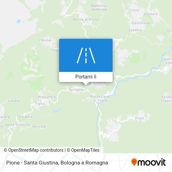 Mappa Pione - Santa Giustina
