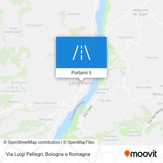 Mappa Via Luigi Pellegri