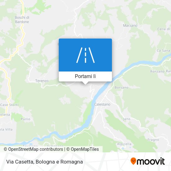 Mappa Via Casetta