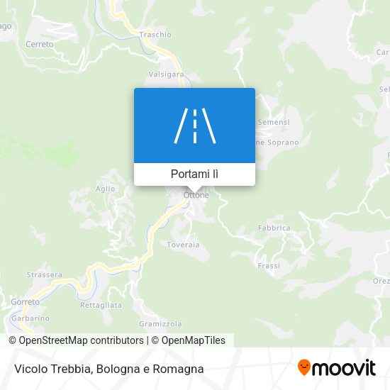 Mappa Vicolo Trebbia