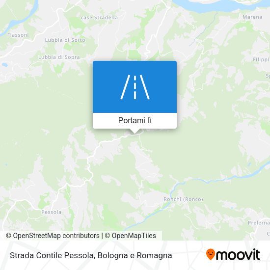 Mappa Strada Contile Pessola