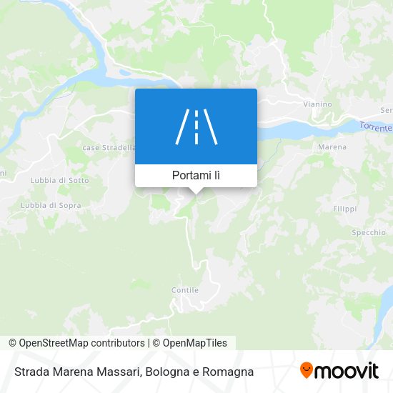 Mappa Strada Marena Massari