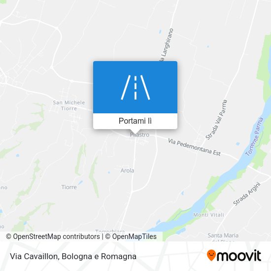 Mappa Via Cavaillon
