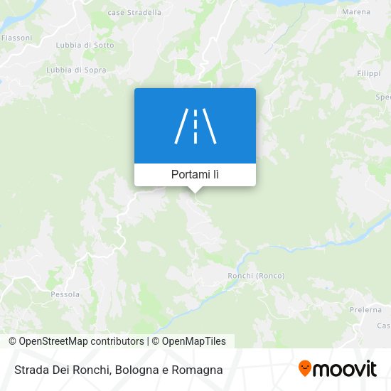 Mappa Strada Dei Ronchi
