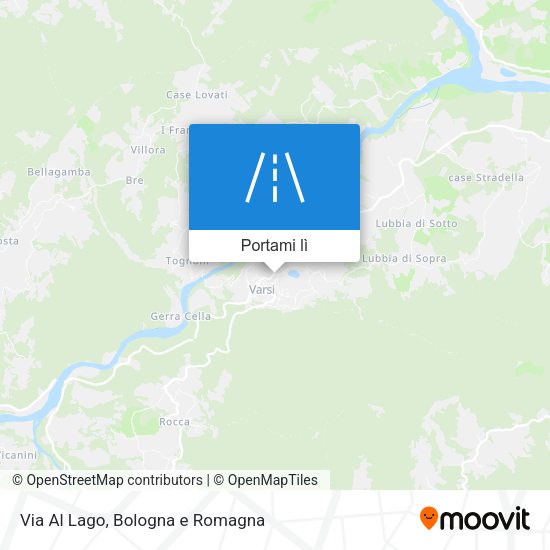 Mappa Via Al Lago