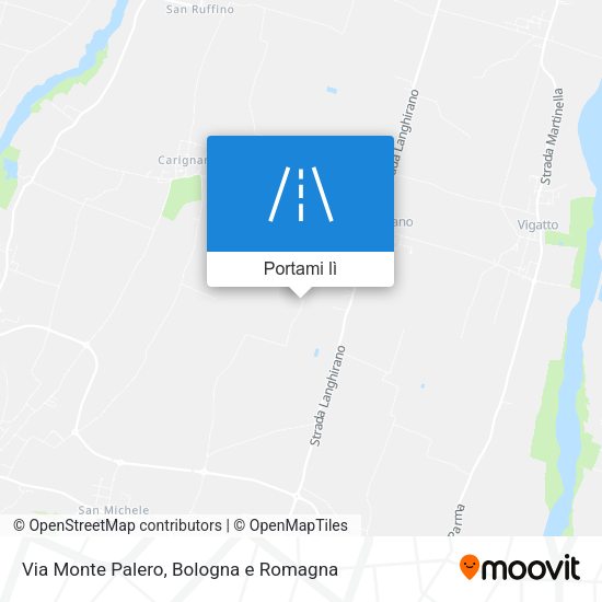 Mappa Via Monte Palero
