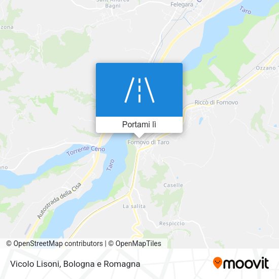 Mappa Vicolo Lisoni