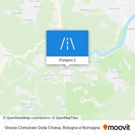 Mappa Strada Comunale Della Chiesa