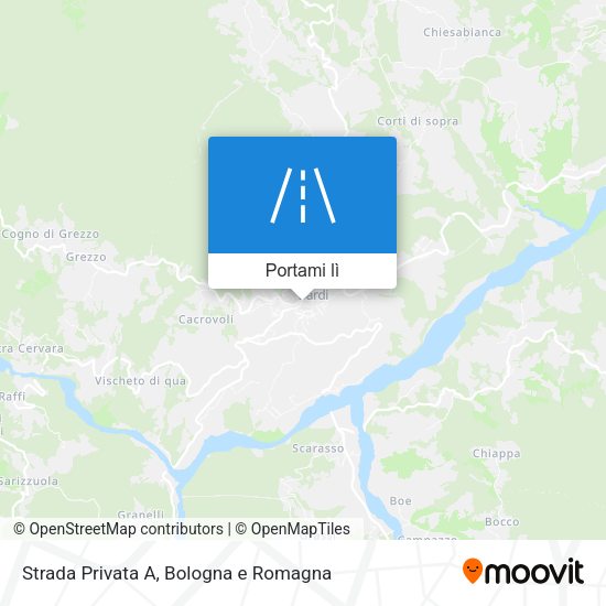 Mappa Strada Privata A