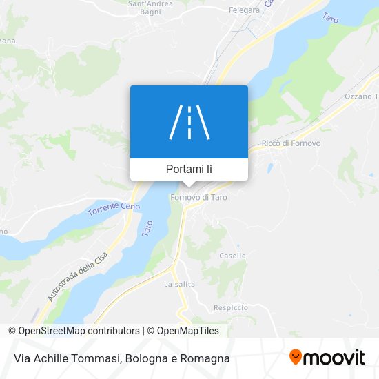 Mappa Via Achille Tommasi