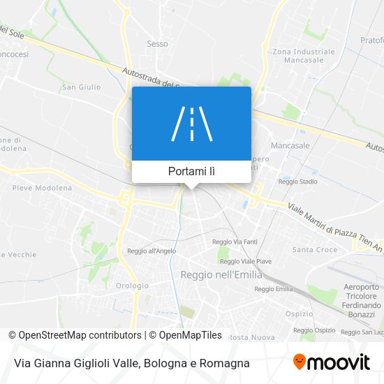 Mappa Via Gianna Giglioli Valle