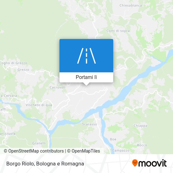 Mappa Borgo Riolo