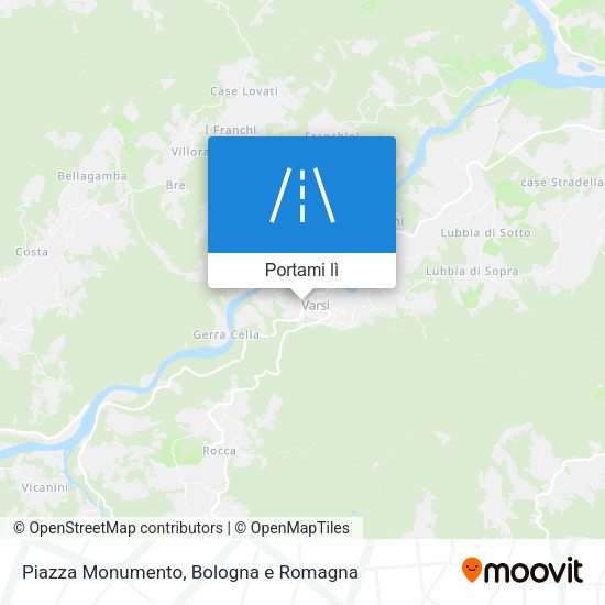 Mappa Piazza Monumento