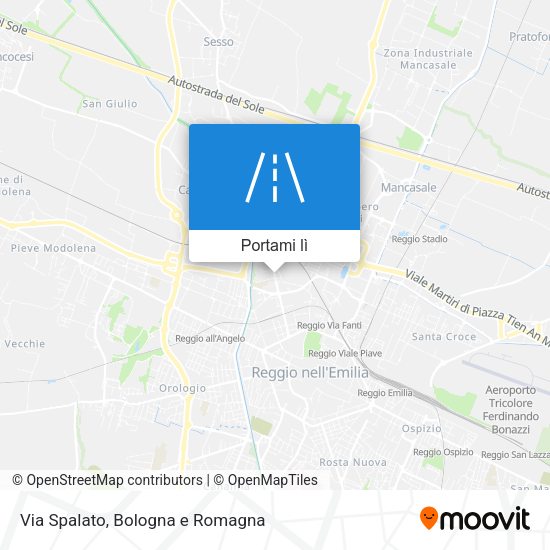 Mappa Via Spalato
