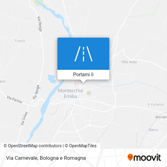 Mappa Via Carnevale