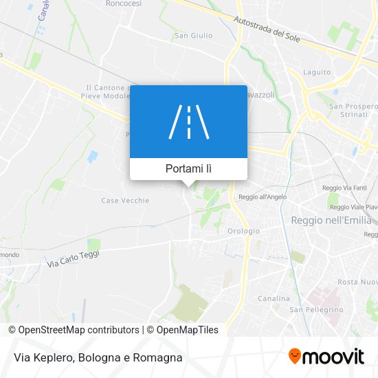 Mappa Via Keplero