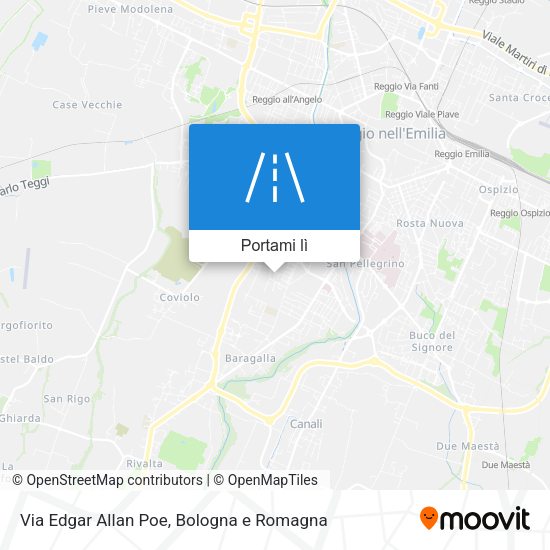 Mappa Via Edgar Allan Poe