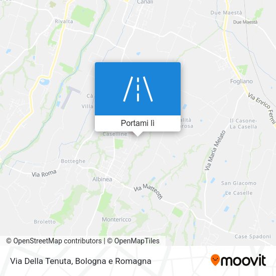 Mappa Via Della Tenuta