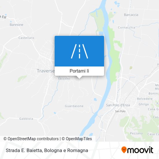 Mappa Strada E. Baietta