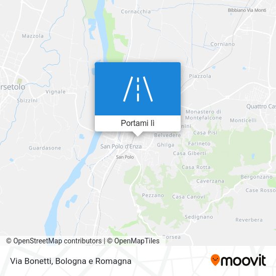 Mappa Via Bonetti