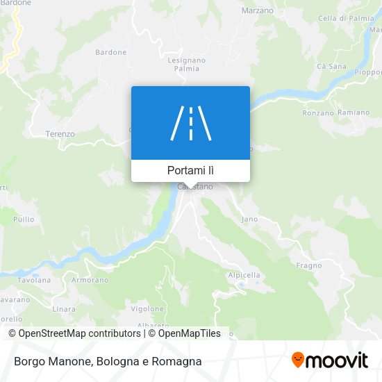 Mappa Borgo Manone