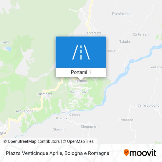 Mappa Piazza Venticinque Aprile