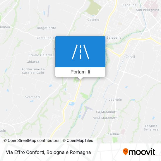 Mappa Via Effro Conforti