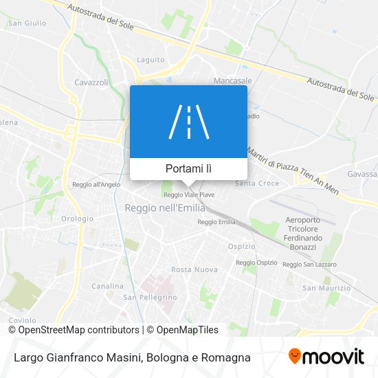 Mappa Largo Gianfranco Masini