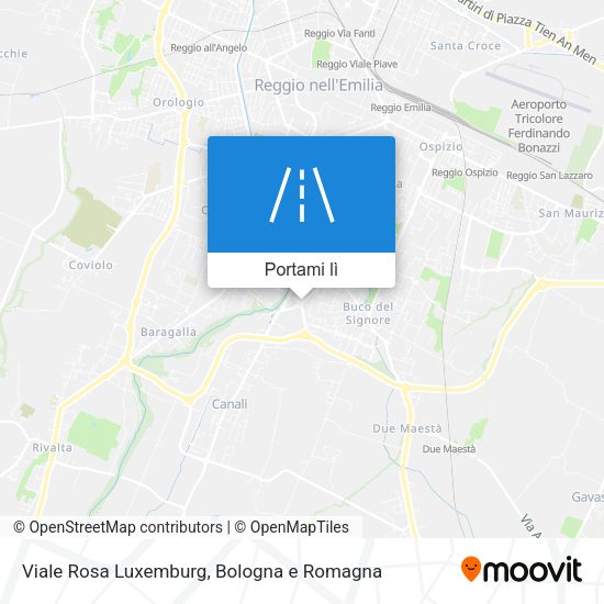 Mappa Viale Rosa Luxemburg