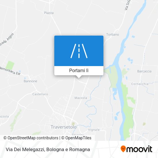 Mappa Via Dei Melegazzi