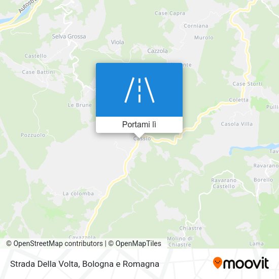 Mappa Strada Della Volta