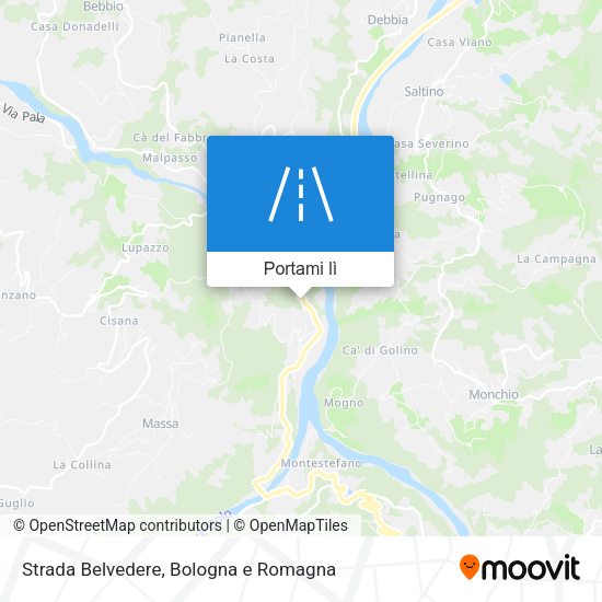 Mappa Strada Belvedere