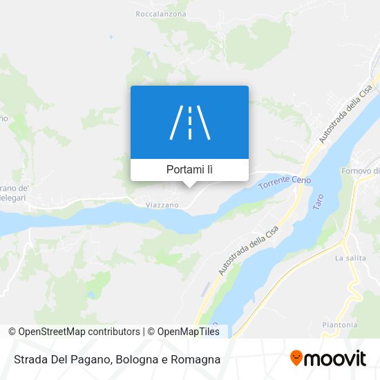 Mappa Strada Del Pagano