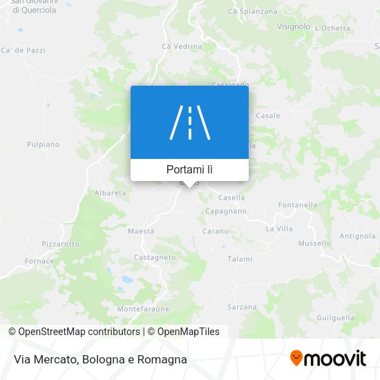 Mappa Via Mercato