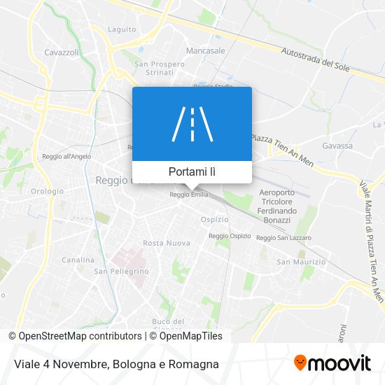Mappa Viale 4 Novembre