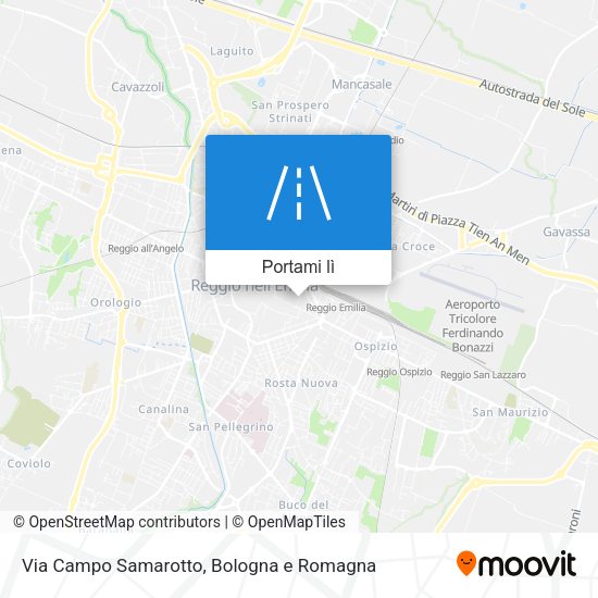 Mappa Via Campo Samarotto