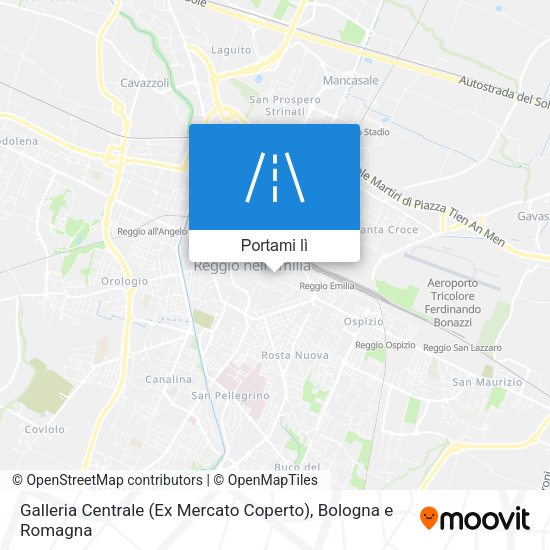 Mappa Galleria Centrale (Ex Mercato Coperto)