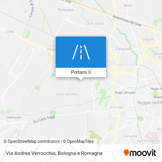 Mappa Via Andrea Verrocchio